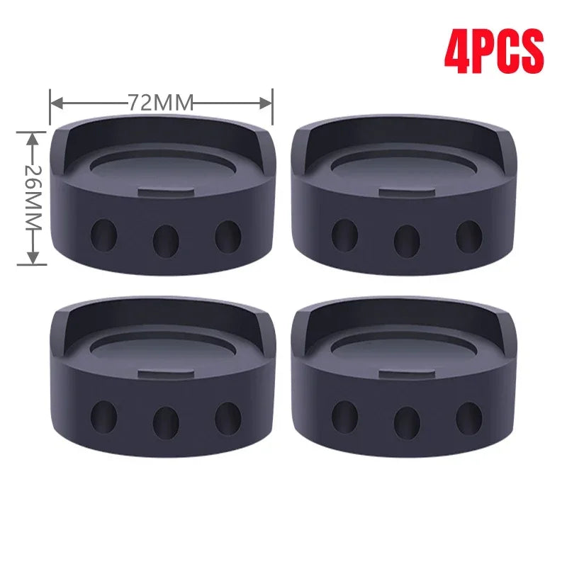 pieds machine laver anti vibration caoutchouc antidérapant ajustable non slip gris moderne