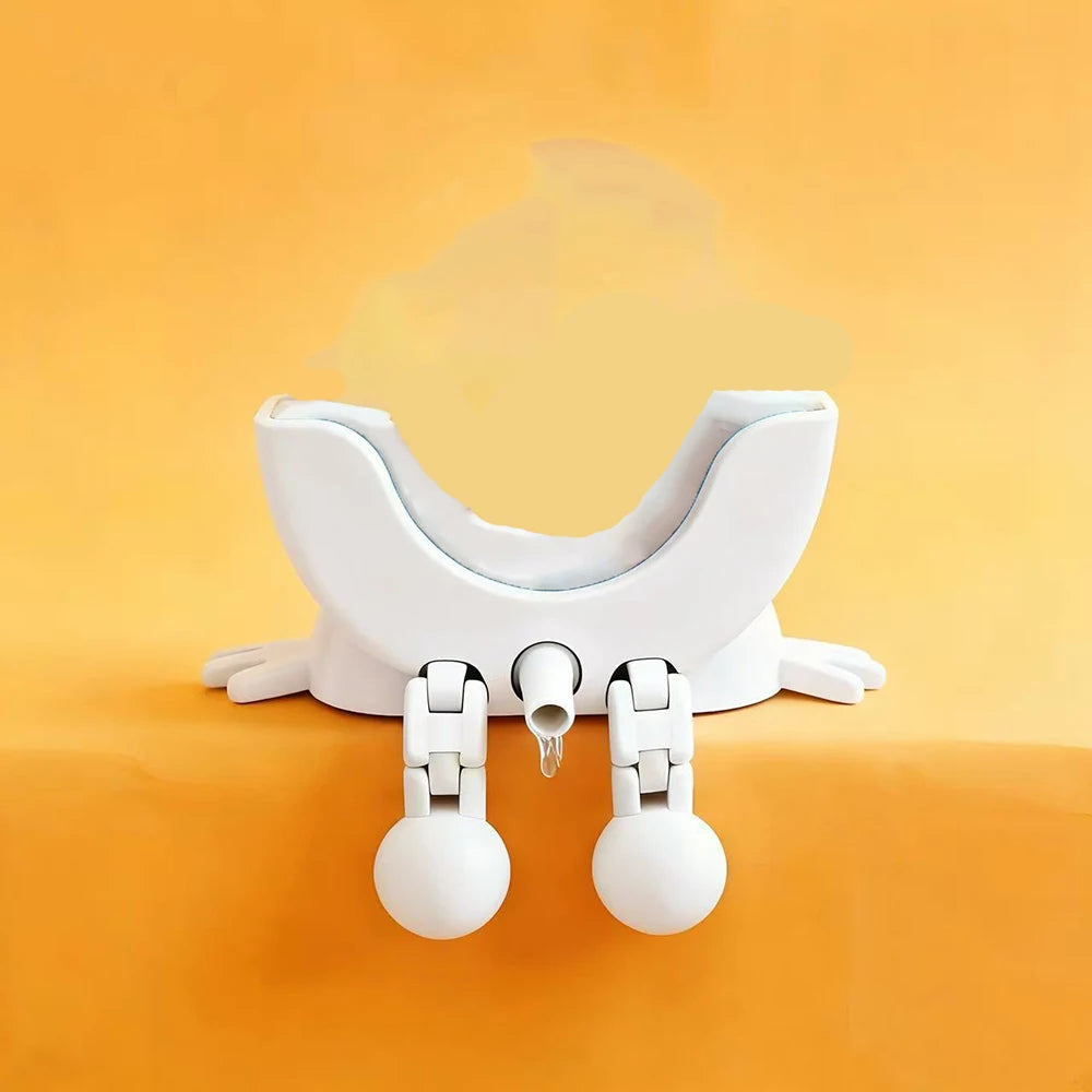 porte savon souriant clips couleur bleue jaune orange vert rose rangement évier créatif animé