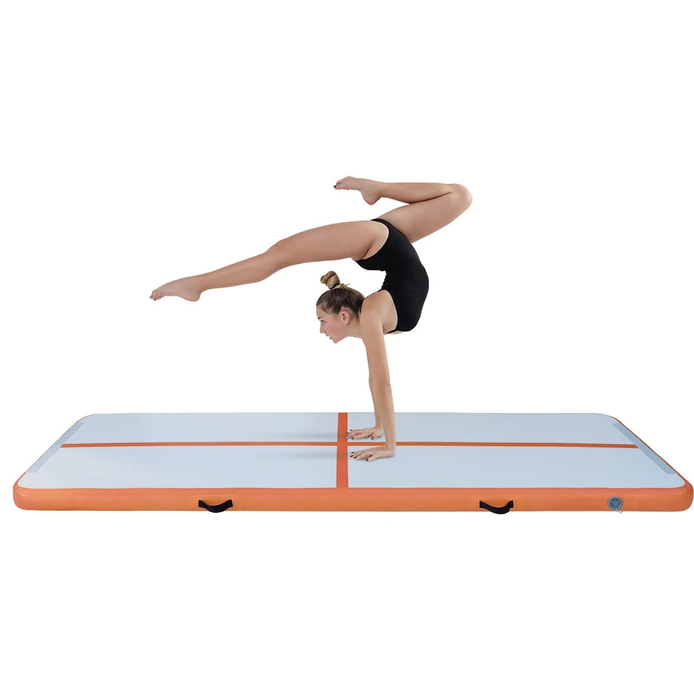 tapis gymnastique bleu clair vert orange rose noir yoga exercice non glissant durable