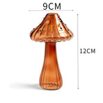 vases champignons transparents couleurs or bleu rose vert rouge jaunes moderne minimaliste