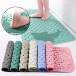 tapis bain anti dérapant moderne vert motif requin suction puissante salle bain respectueux environnement