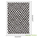 stencils peinture léopard zèbre moderne blanc noir durables 12 pièces