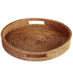 corbeille marron clair tressée traditionnelle respectueuse environnement stockage portable rotin multifonctionnelle domestique hotelière serviettes