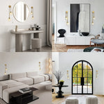 bande lumineuse led applique murale moderne or abat joueurs blanc éclairage quotidien minimalisteintérieur chambre
