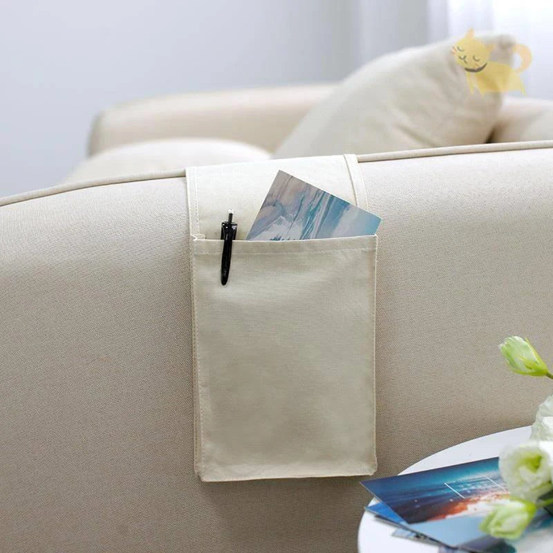 sac main moderne vert rose toile adhésif thermomètre stylo pratique coton caillebotis