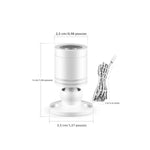projecteur led blanc noir moderne minimaliste interface dupont câble 2mètres flux lumineux 249 2000