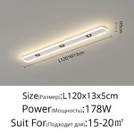 plafonnier led moderne ultra mince bande lumineuse chambre couloir blanc flux lumineux élevé télécommande