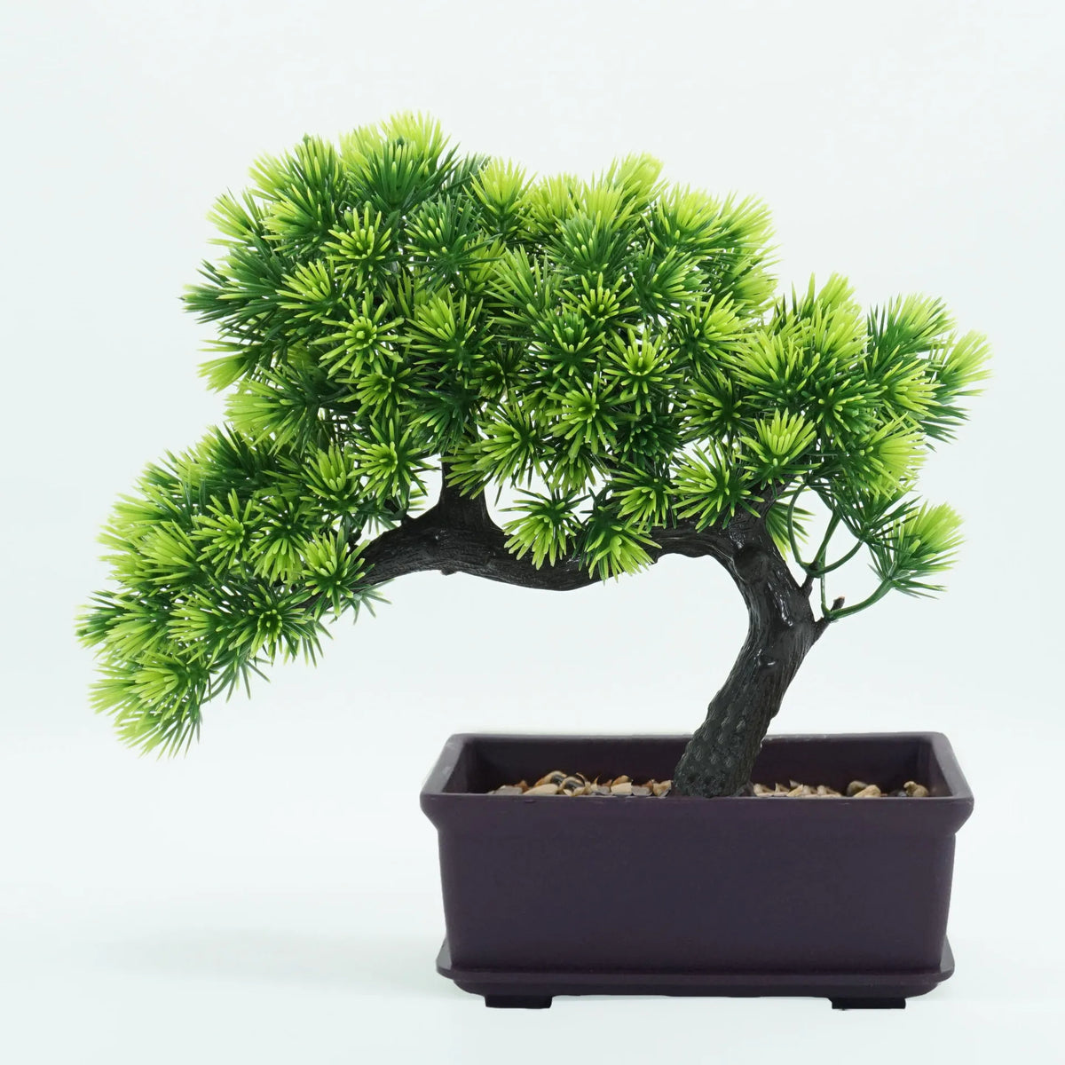 plante bonsaï artificielle pot vert rose violet décoration intérieur maison objet