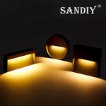 Applique murale LED en fonctionnement la nuit
