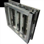 Panneau acoustique gris foncé isolation phonique moderne clips fixation aluminium haut qualité