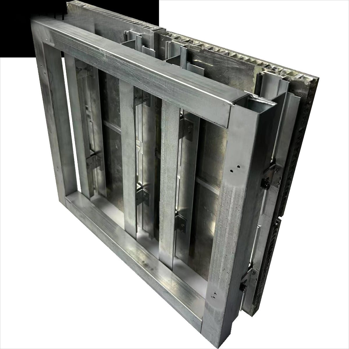 Panneau acoustique gris foncé isolation phonique moderne clips fixation aluminium haut qualité