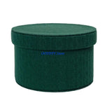boîtes rondes mariage carreaux écossais rouge vert classiques bijoux écharpes laines