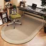 tapis moderne rayé beige gris tissage bordure anti dérapant polyester durable intérieur prière