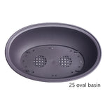 pots bonsaï métal 25cm 35cm grille drainage feuilles vert clair naturel artificielextérieur jardin