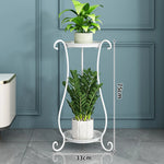 étagères métal or noir blanc plantes intérieur classique moderne autoinstallation multifonctionnels pots