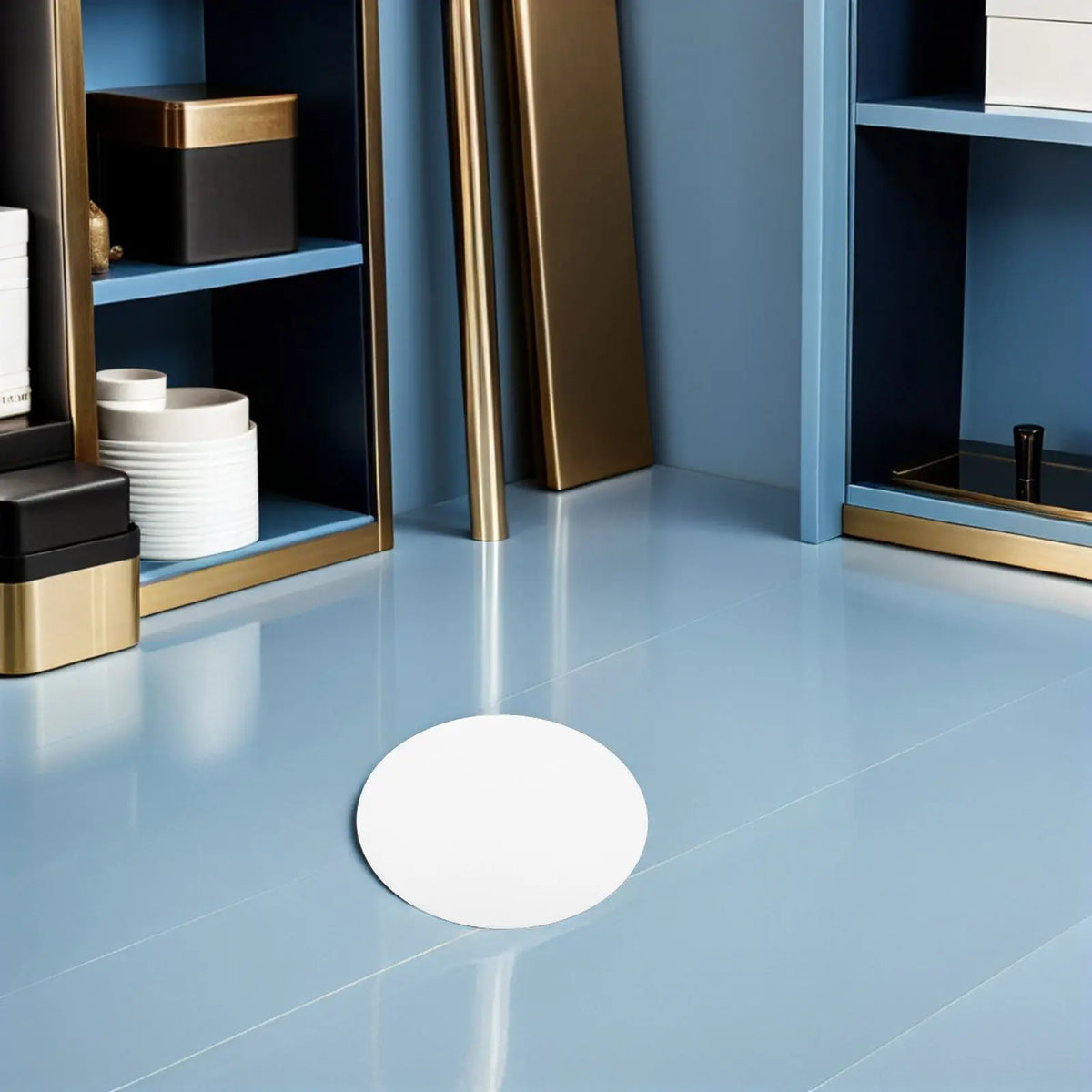 diffuseur lumineux acrylique rond moderne 17.5cm blanc rose bleu doré violet vert