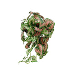 plantes artificielles feuilles perilla vertes roses exposition extérieure moderne minimalistebranches crochets feuillessilkmateriau