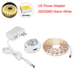 bande led détecteur mouvement blanc blanc chaud moderne adhésif 1m 3m 5m étanche veilleuse