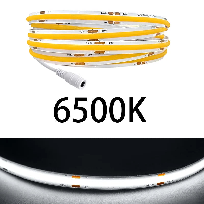 Ruban led flexible blanc adhésif moderne 24v 480 leds 50000 heures