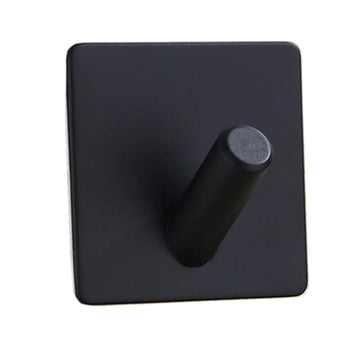 porte serviettes moderne adhésif acier inoxydable noir fixe salle bains bain cuisine