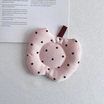 protège tasse moderne polyester blanc rose bleu motifs rayures points clips marron
