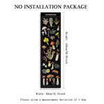tapisserie vintage fleurs sauvages motif champignons multicolore deco murale salon entrée polyester rectangle