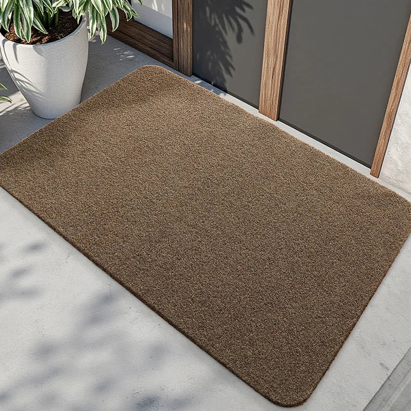 tapis gris floral antidérapant moderne porte bain sol facile nettoyer
