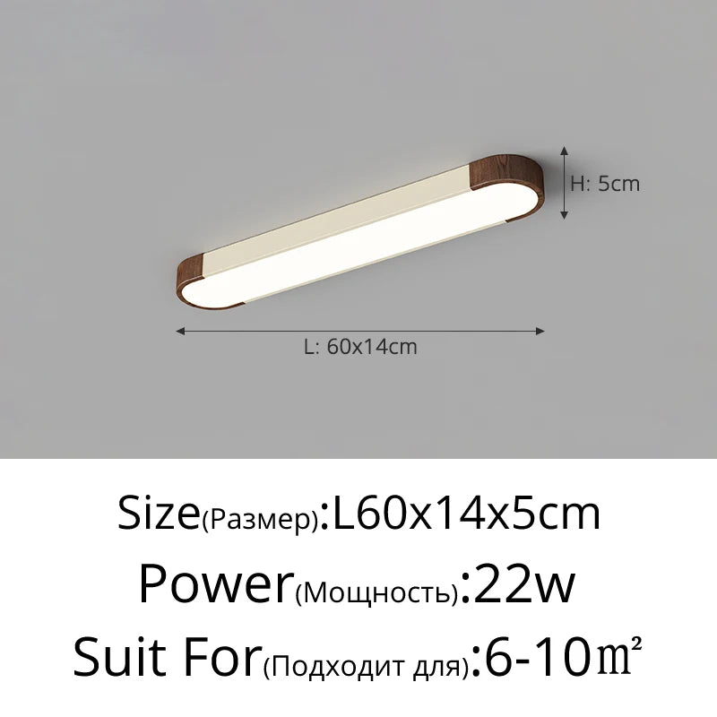 plafonnier led moderne noir bois naturel contemporain autonome flux lumineux variable certifié ccc