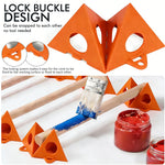 supports peinture mini cones orange pratiques utilitaires 60mm 50mm