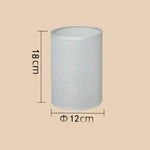 abat jour tissu texturé aspect lin table suspension moderne blanc beige clair marron foncé