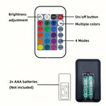 ruban led multicolore moderne télécommande 24touches facile salon fêtes noël