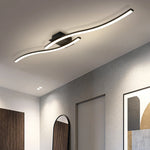 lampe led moderne aluminium noir blanc contemporain cuisine salon chambre