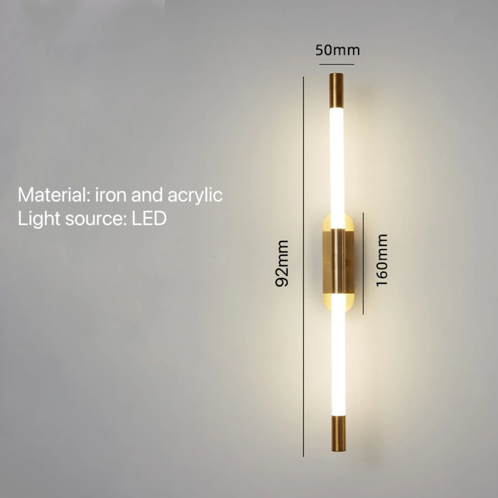lampe murale moderne blanc doré éclairage chambre cuisine salle manger 63cm 84cm 57cm 92cm