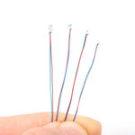 lot dix diodes led smd miniatures fils maquette ferroviaire bricolage électronique