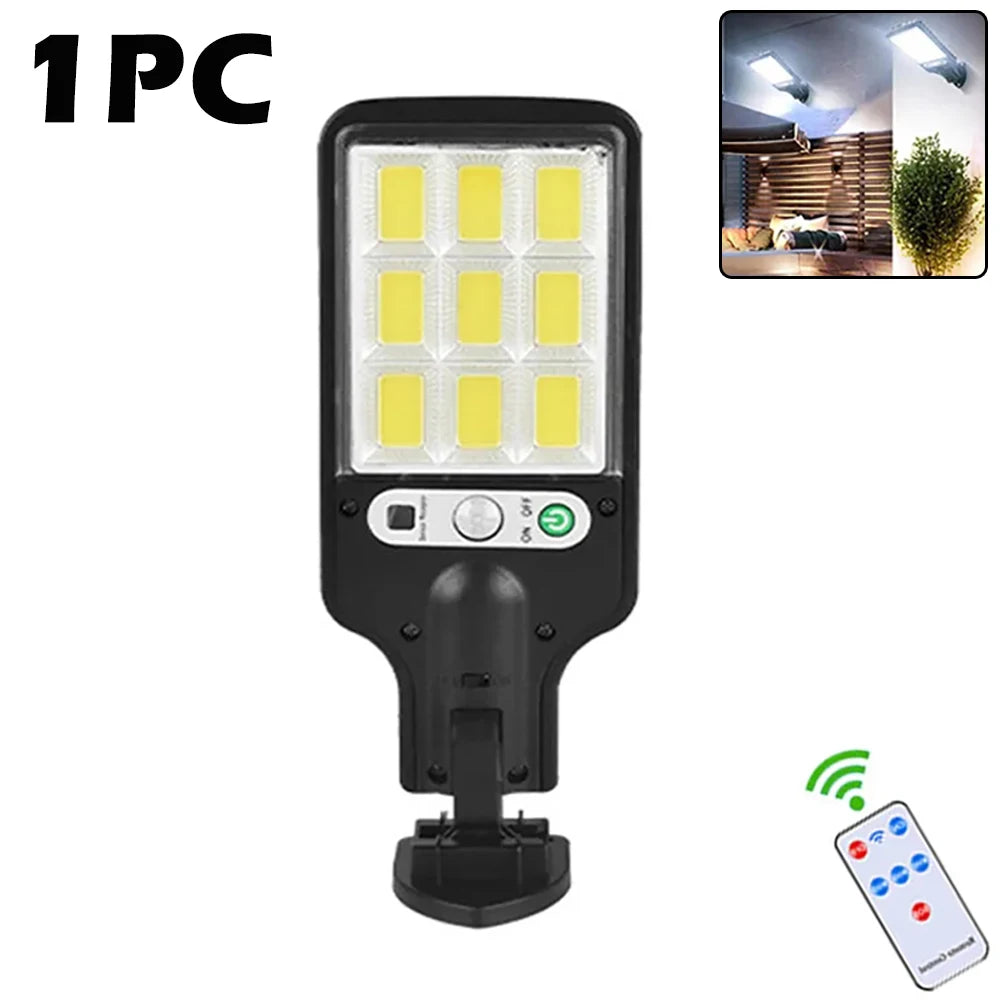 lampes solaires led détecteur mouvement ip65 moderne noires jaunes blanchesextérieur 120degres 15mètres
