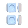supports magnétiques télécommandes tv blanc noir respectueux environnement murale adhesive backing moderne minimaliste