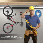 supports vélo mural orange noir rayures diagonales modernes pratiques 10pièces