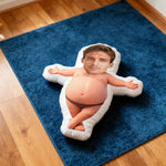 coussin personnalisé imprimé photo nu moderne couverture coton polyester blanc