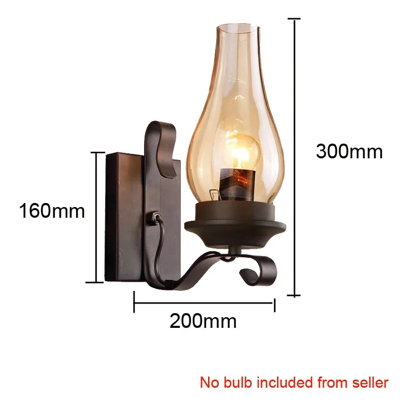 lampe murale vintage bronze verre opalin éclairage quotidien murale métallique texture rustique fixée mur