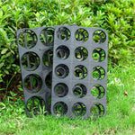 grille culture semis noire 12 trous 15 trous durable réutilisable transporte pots fleurs