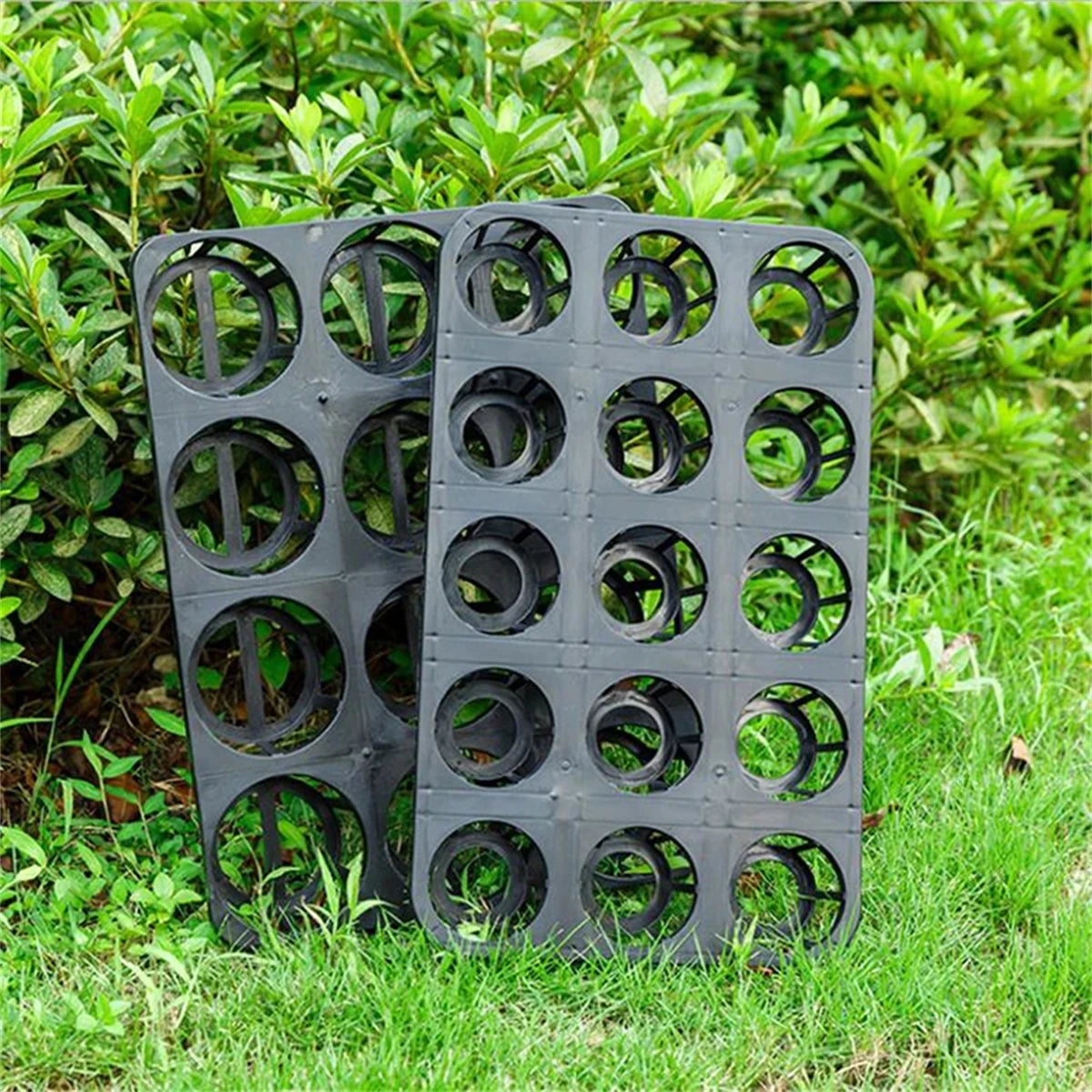 grille culture semis noire 12 trous 15 trous durable réutilisable transporte pots fleurs