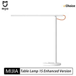 lampe table moderne blanc texture lisse flux lumineux haut protection yeux commande vocale