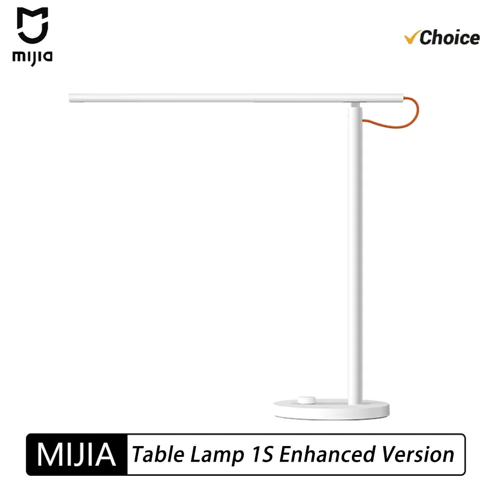 lampe table moderne blanc texture lisse flux lumineux haut protection yeux commande vocale