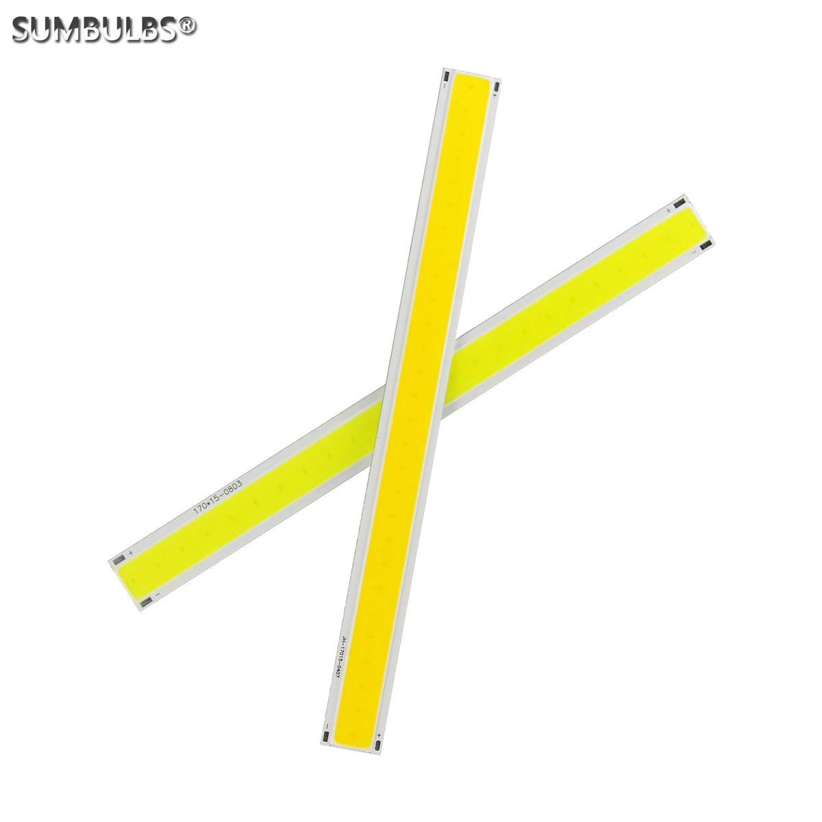 lampe led barre moderne blanc jaune 170mm adhésif 120° lumens 2000