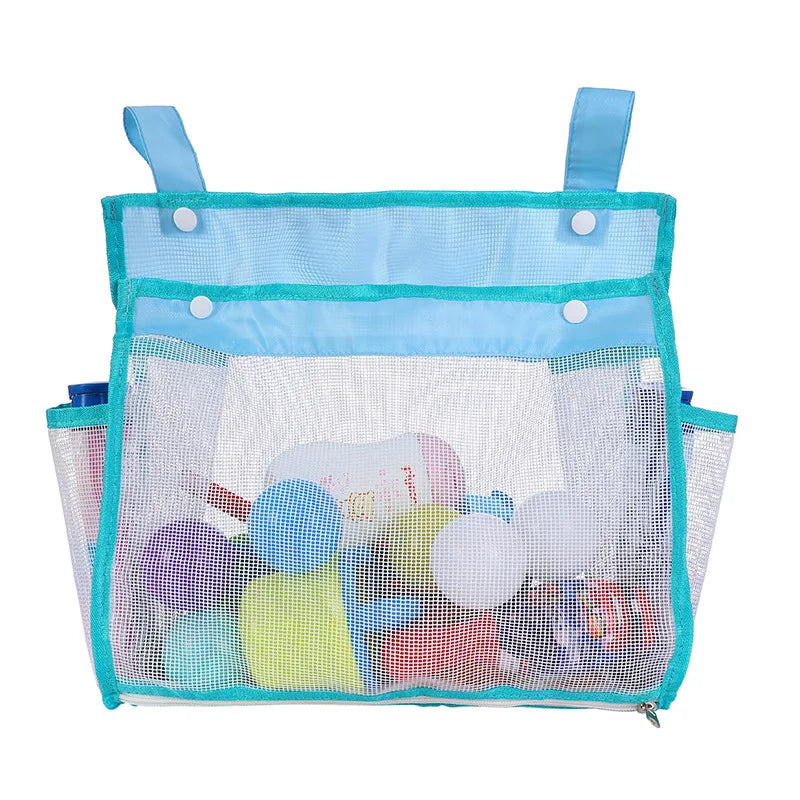 organisateur suspendu jouets bain blanc maille trous fixe tringle enfantins canards lettres plastique