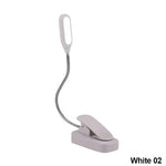 lampe lecture portable pince noire led rechargeable chambre minimaliste