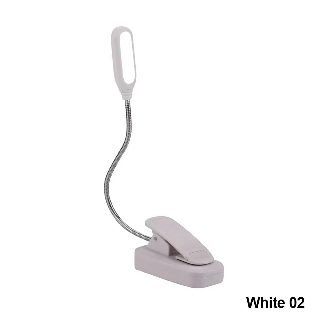 lampe lecture portable pince noire led rechargeable chambre minimaliste