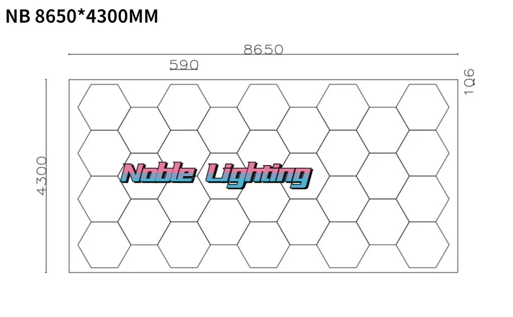 plafonnier led hexagonal moderne structure géométrique blanc lumineux 2000 lumens