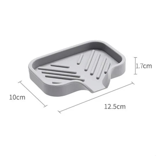 organisateur cuisine silicone plateau évier rangement éponge savon brosse vaisselle moderne minimaliste