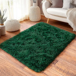 tapis moderne vert foncé doux fourré salon chambre balcon adhésif polyeste qualité spécialité moisture